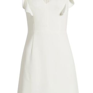 White Nordstrom Dress with Ruffles